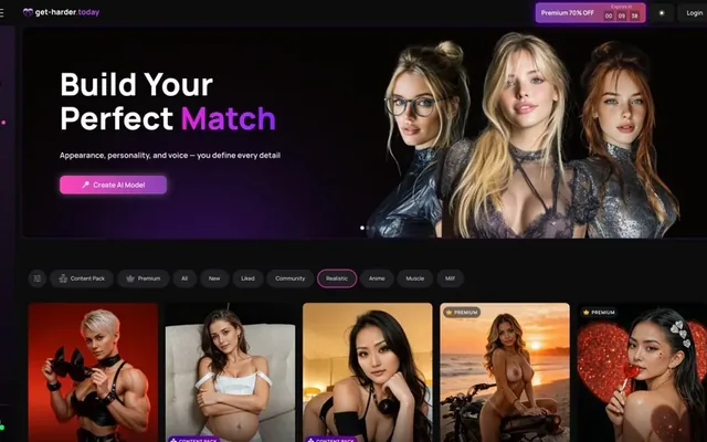 Get-Harder Today interface screenshot