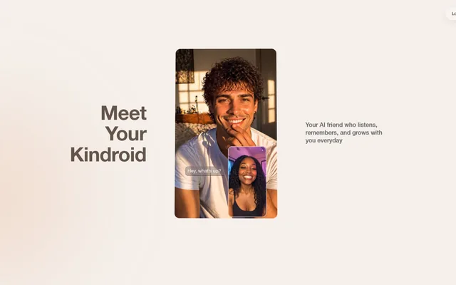 Kindroid interface screenshot